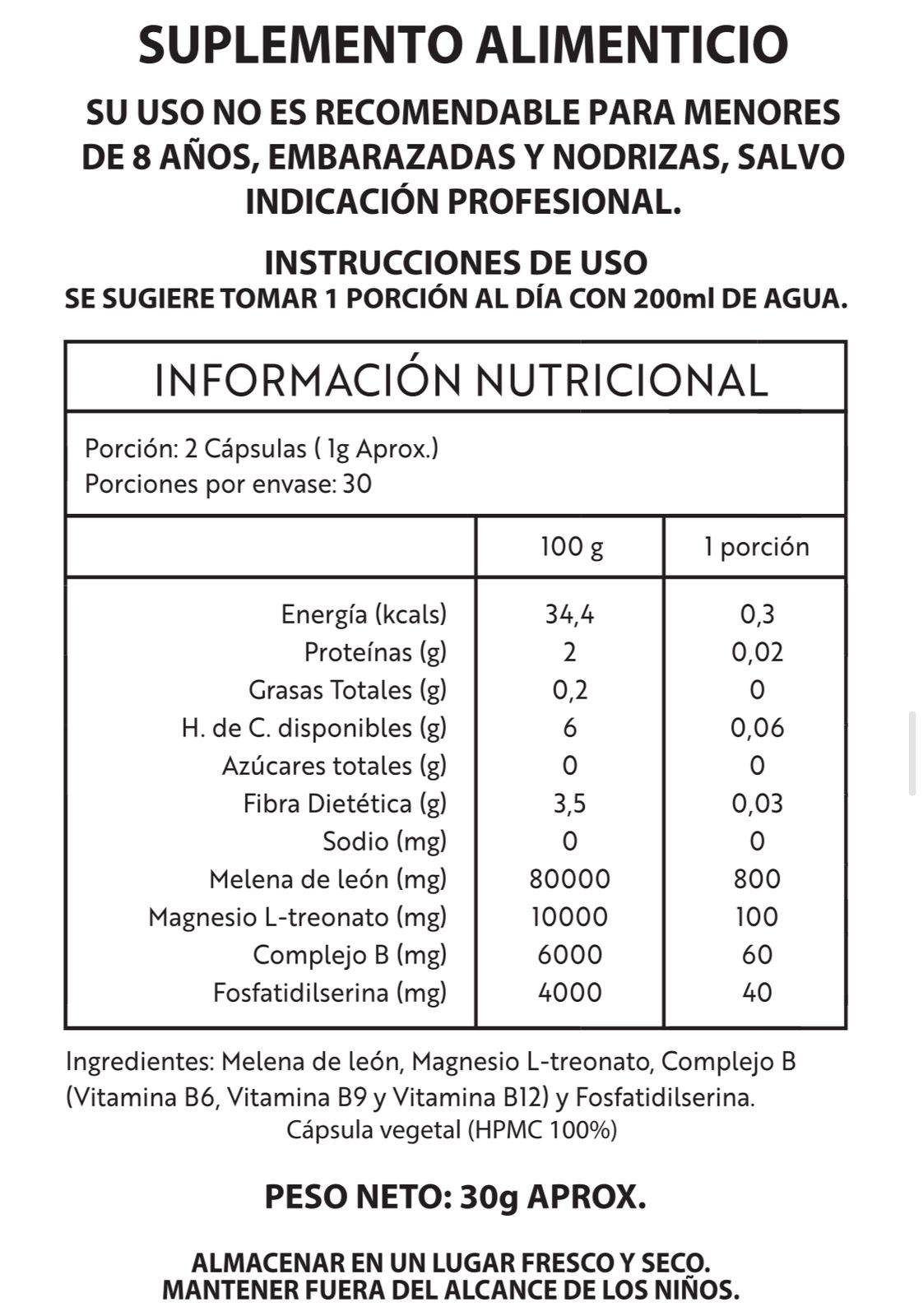 MELENA DE LEON FORTIFICADA